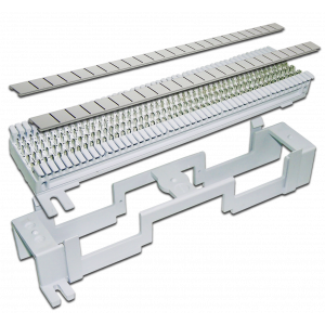50-парный настенный кросс 66-го типа, с установочной площадкой